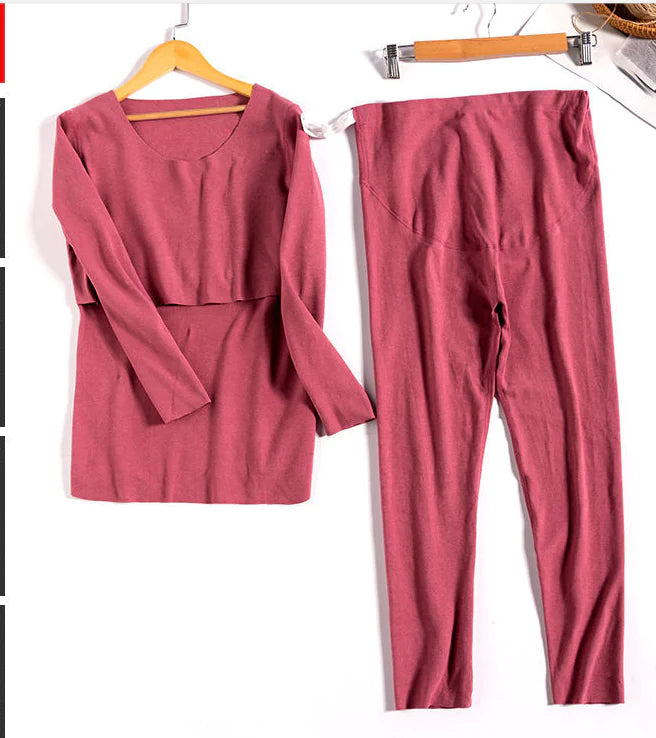 The Luna Nursing Pajama Set