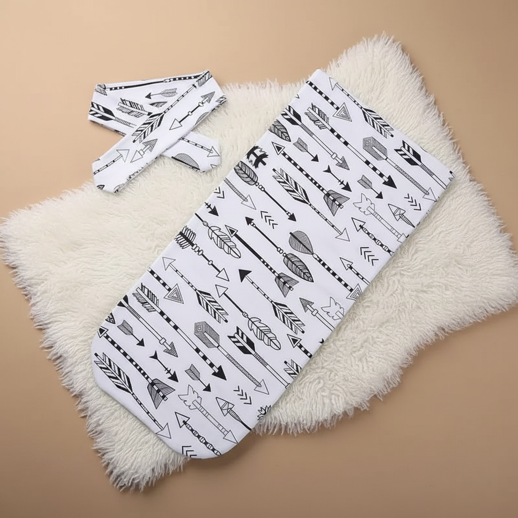 The Arrow Snuggle Swaddle & Headband