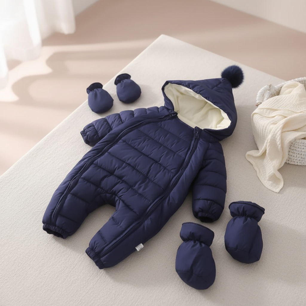 Puffy Down Snowsuit