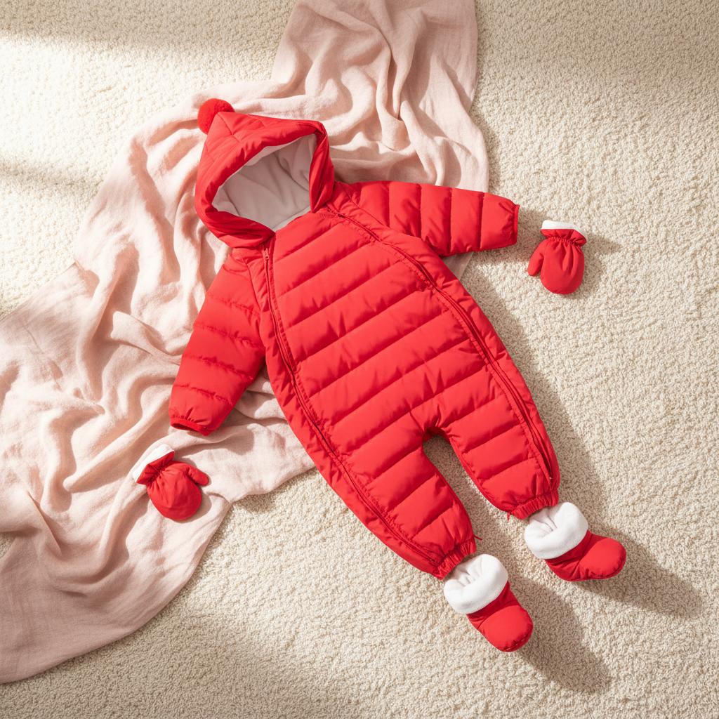 Puffy Down Snowsuit