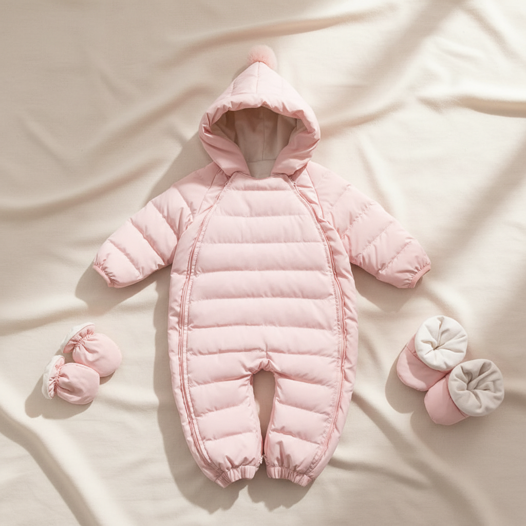 Puffy Down Snowsuit