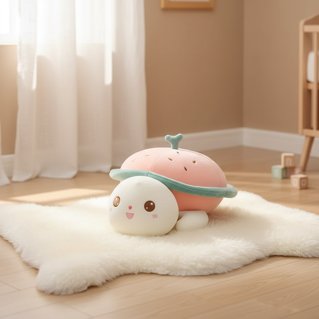 CuddleSoft Watermelon Turtle Plush