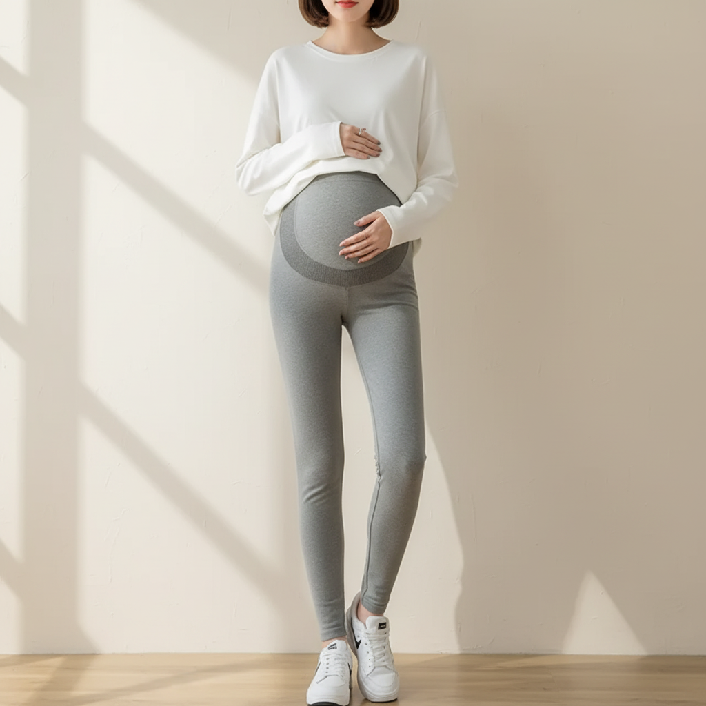 Cozy Velvet Maternity Leggings