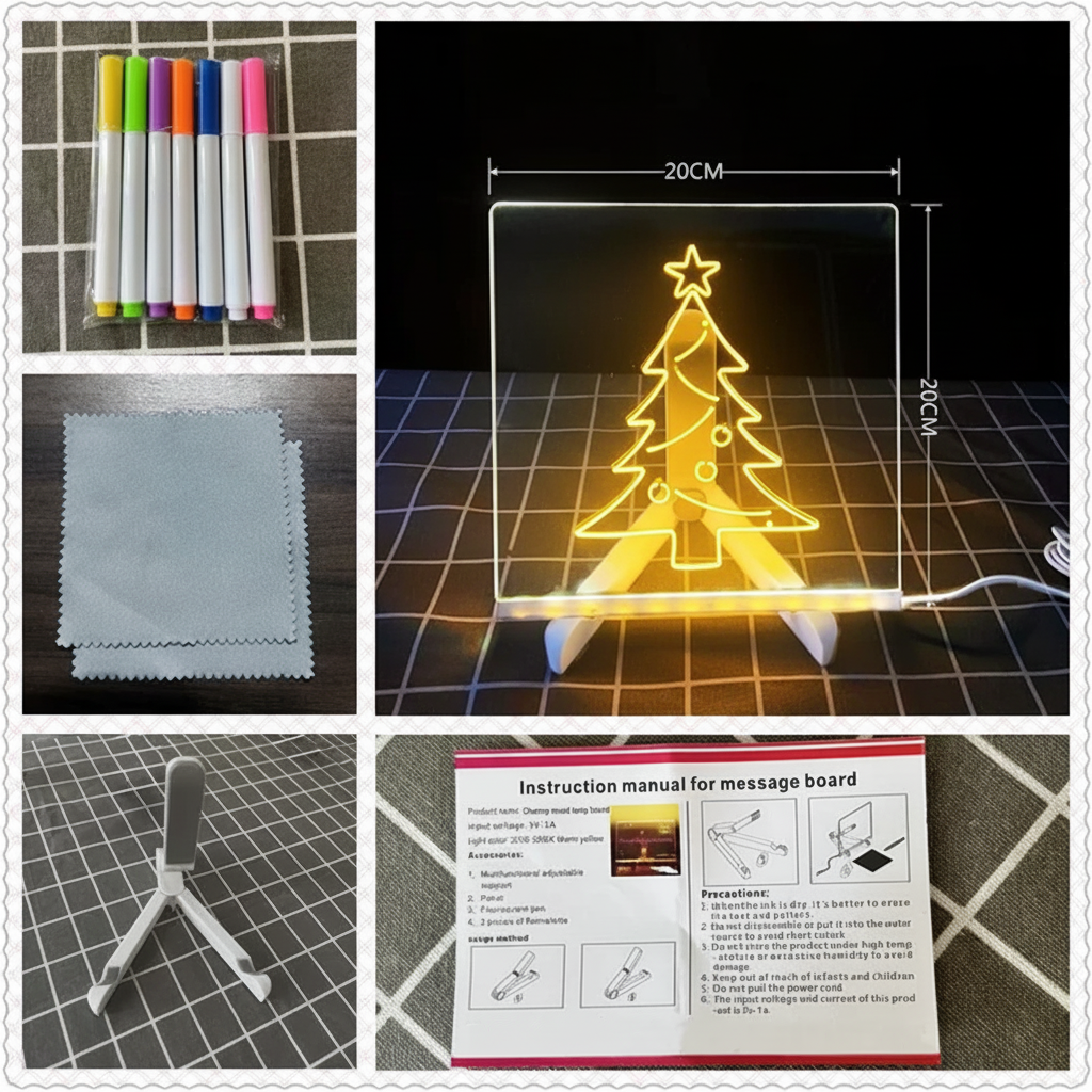 Light Up Acrylic Message Board