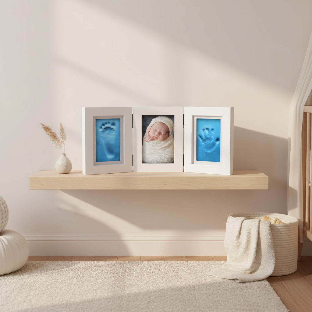Baby Hand and Footprint Keepsake Frame