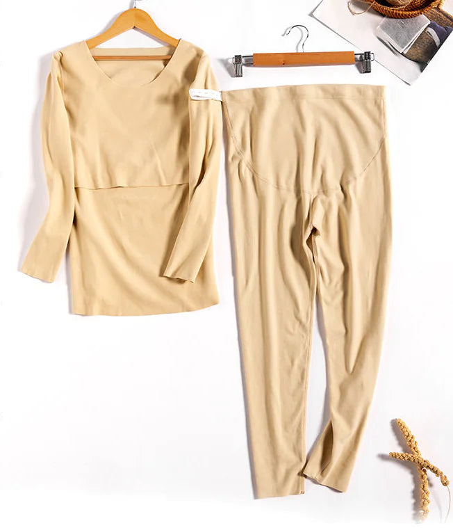 The Luna Nursing Pajama Set